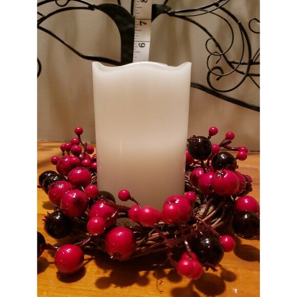 Order Home Collection Holiday LED Candle & Wreath. Battery Operated. - Picture 10 of 12
